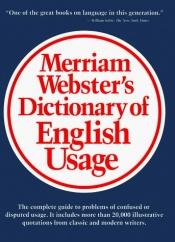 book cover of Dictionary Of English Usage: Jacketed hardcover by Websters