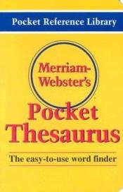 book cover of Webster's Pocket Thesaurus by Websters