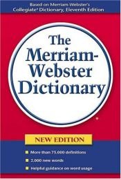 book cover of The New Merriam-Webster Dictionary by Websters