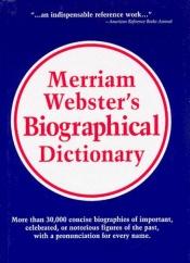 book cover of Webster's biographical dictionary by Websters