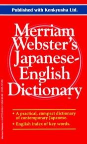 book cover of Merriam-Webster's Japanese-English dictionary by Websters