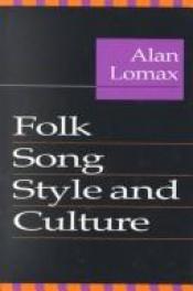 book cover of Folk song style and culture by Alan Lomax