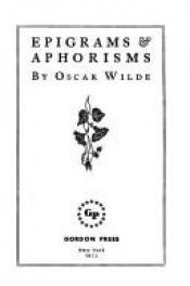 book cover of Epigrams & Aphorisms by 오스카 와일드