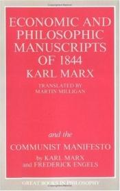 book cover of Manuscrits de 1844 by Karl Marx