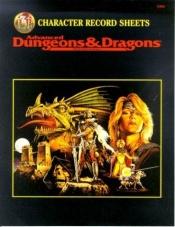 book cover of Advanced Dungeons & Dragons: Character Record Sheets by TSR