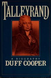 book cover of Talleyrand by Duff Cooper