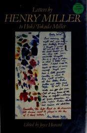 book cover of Letters by Henry Miller by הנרי מילר