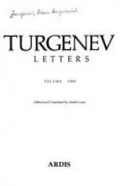 book cover of Turgenev's Letters by Ivan Turgenjev