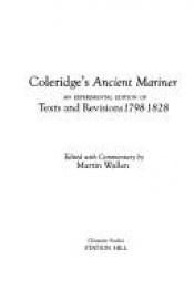 book cover of Coleridge's Ancient Mariner: An Experimental Edition of Texts and Revisions 1798-1828 (Jungian Classics Series) by Samuel Taylor Coleridge