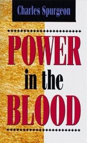book cover of Power in the Blood by Charles Spurgeon