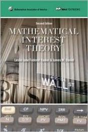 book cover of Mathematical interest theory by Leslie Jane Federer Vaaler