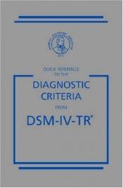 book cover of Diagnostic Criteria from DSM-III-R by Associação Americana de Psiquiatria