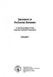 book cover of Treatments of Psychiatric Disorders Volume I by Associació Americana de Psiquiatria