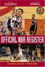book cover of The Sporting News Official NBA Register, 1991-1992 by Sporting News