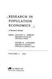 book cover of Research in Population Economics by Julian Lincoln Simon