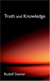 book cover of Truth and Knowledge by Rudolf Steiner