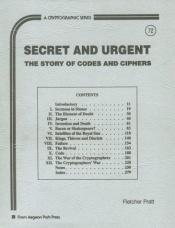 book cover of Secret & Urgent by Fletcher Pratt