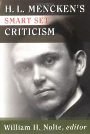 book cover of H.L. Mencken's Smart set criticism by Henry Louis Mencken