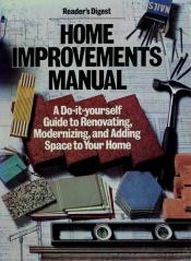 book cover of Home Improvements Manual by Reader's Digest