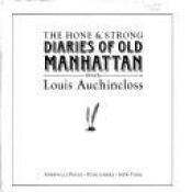 book cover of The Hone and Strong Diaries of Old Manhattan by Louis Auchincloss