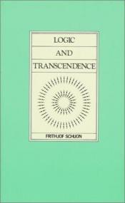 book cover of Logic and transcendence by Frithjof Schuon