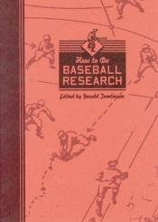 book cover of How to do baseball research by Gerald Tomlinson