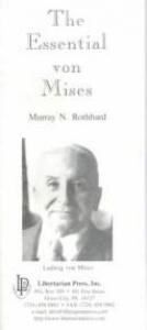 book cover of The Essential Ludwig Von Mises by Мюррей Ротбард