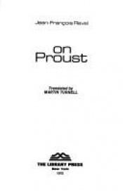 book cover of Sur Proust by Jean François Revel