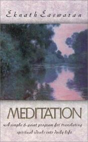 book cover of Meditation by Eknath Easwaran