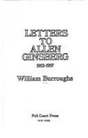 book cover of Letters to Allen Ginsberg, 1953-1957 by William Burroughs