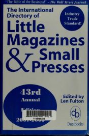 book cover of International Directory of Little Magazines & Small Presses, 1987-88 by Len Fulton