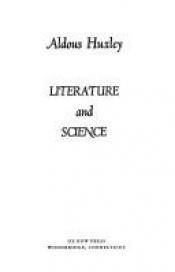 book cover of Literature and Science by ألدوس هكسلي