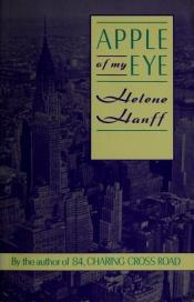 book cover of Apple of my eye by Helene Hanff