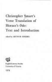 book cover of Christopher Smart's Verse Translation of Horace's Odes: Text and Introduction (ELS Monograph Series, No. 17) by Horacio