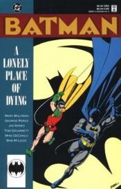 book cover of Batman: Un lugar solitario para morir by Marv Wolfman