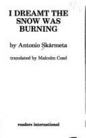 book cover of I Dreamt the Snow Was Burning by Antonio Skarmeta