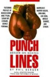 book cover of Punch Lines: Berger on Boxing by Phil Berger