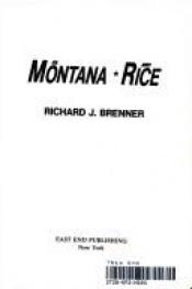 book cover of Joe Montana Jerry Rice by Richard J. Brenner