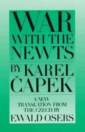 book cover of Karas su salamandromis by Karel Capek