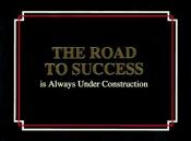 book cover of The Road to Success Is Always Under Construction by Larry Wall