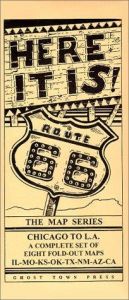 book cover of Here It Is! The Route 66 Map Series by JIM ROSS