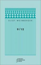 book cover of 9/12: New York After by Eliot Weinberger