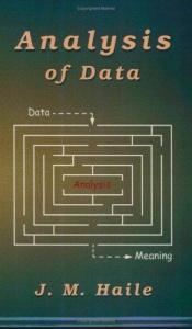 book cover of Analysis of data by J. M Haile