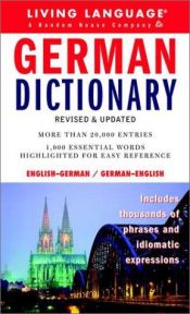 book cover of German Dictionary (LL(R) Complete Basic Courses) by Living Language