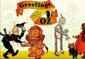 book cover of Greetings from Oz Postcard Portfolio (Potter Style) by Linda Sunshine