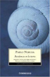 book cover of Residencia en la tierra by Pablo Neruda