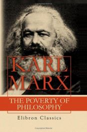 book cover of Misère de la philosophie by Karl Marx
