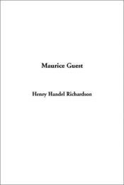 book cover of Maurice Guest by Henry Handel Richardson