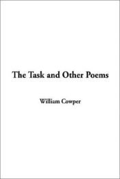 book cover of task and selected other poems by William Cowper