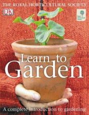 book cover of Learn to garden by DK Publishing